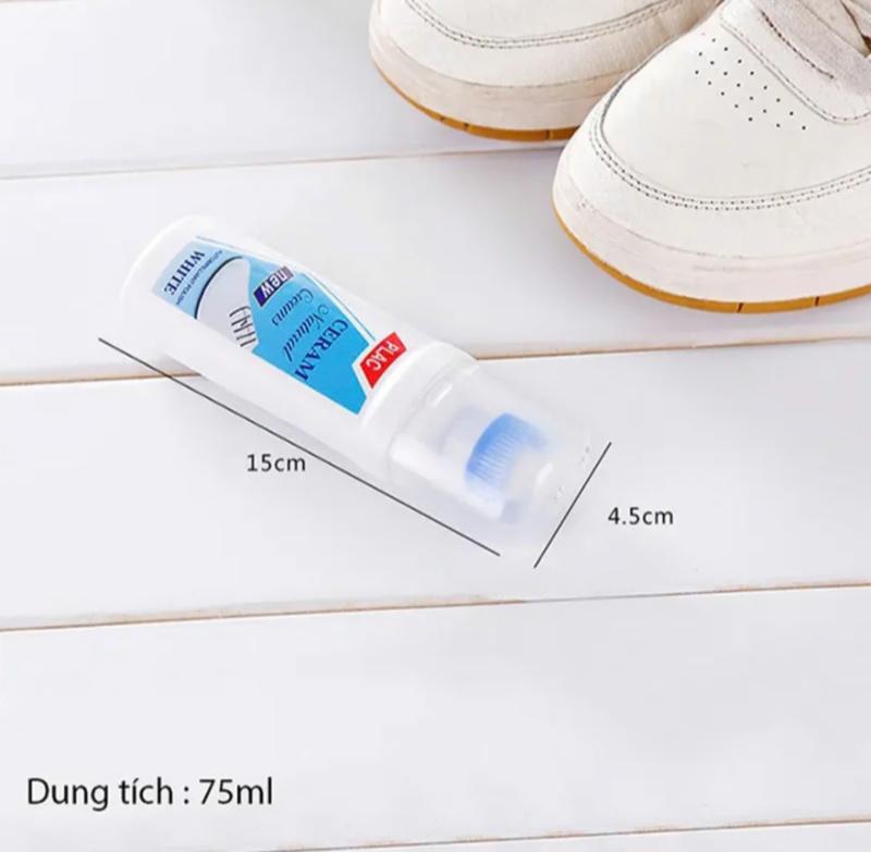 Chai xịt tẩy trắng giày, vệ sinh giày cực nhanh - Lọ vệ sinh tẩy vết ố vàng trên giày nhỏ gọn tiện lợi PT SHOP 5