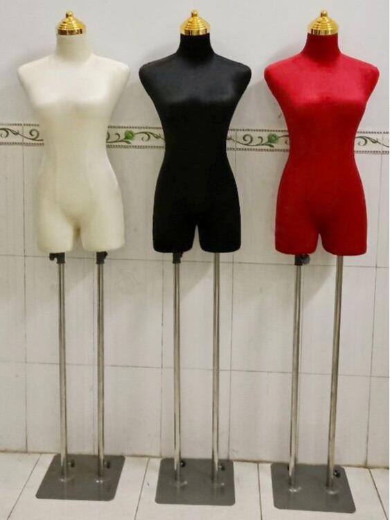 Manocanh nhung nữ đầu vàng đế sắt size M