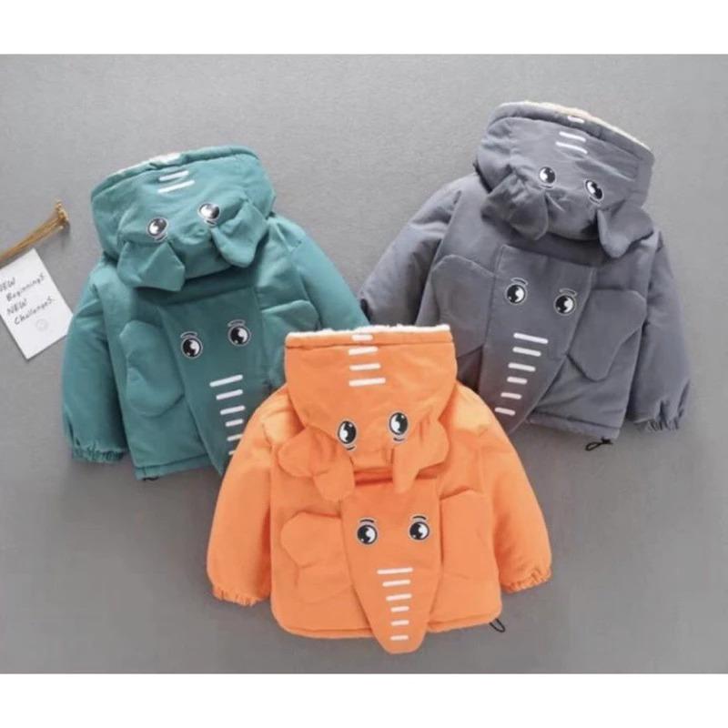  Áo phao voi lót lông siêu ấm cho bé trai bé gái 