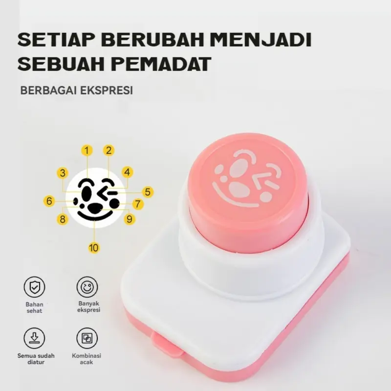 Nori Puncher Alat Pemotong Nori Rumput Laut Untuk Membuat Sushi / Cetakan Pemotong Onigiri Sushi / Nori Puncher Bento Pemotong Rumput Laut Cutter Cetakan Seaweed Food Molder Shaper Bekal Mold 6