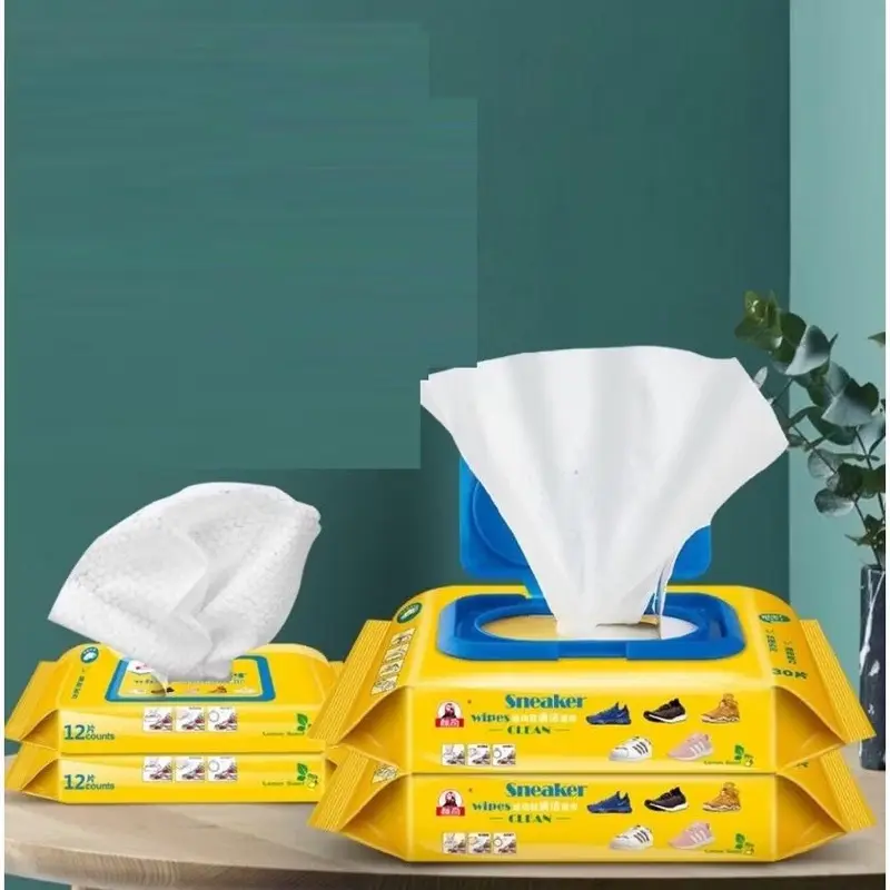 ￼Combo 5 bịch khăn giấy ướt lau giày Choice NTG103 sạch tiện dụng (1 bịch 30 tờ) 2