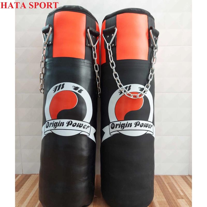 Bao đấm bốc boxing đã nhồi hoàn thiện dây xích cao cấp HATA SPORT 7