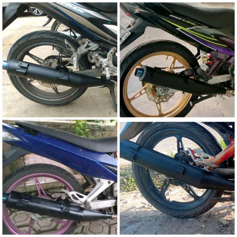 Knalpot Tsukigi Jupiter MX new MX old lama 135 MX king 150 tsugi stainless stenlis steel standar racing 7