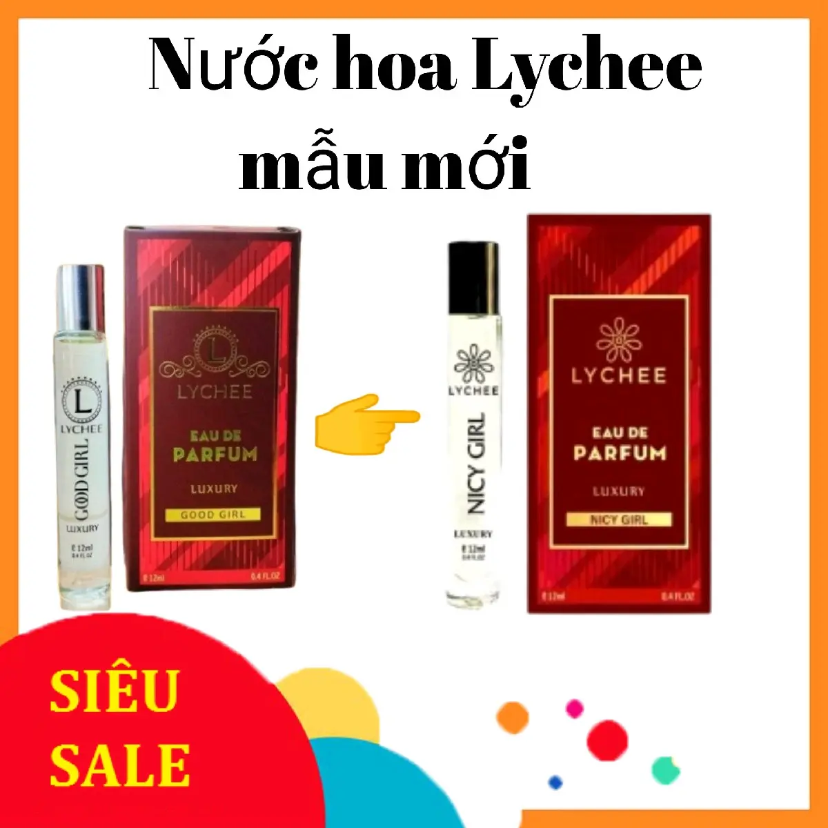 Nước hoa Lychee mùi goodgirl dạng lăn (combo 2chai) Xịt Thơm Cosmetic Perfume Women Mỹ Phẩm nước  hoa baby powder