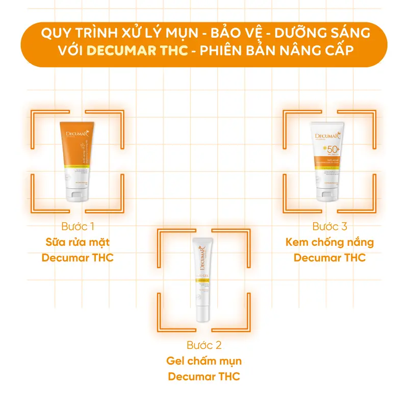 [Hàng tặng không bán] Kem Chống Nắng Hỗ Trợ Sáng Da Cho Da Mụn Decumar 5g - HN0700 1