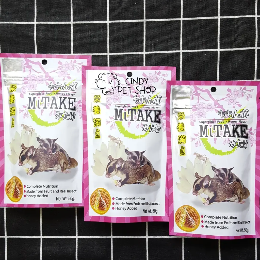Mitake Thức ăn đầy đủ dưỡng chất cho Sóc Bay Úc làm từ trái cây, mật ong, nhộng...