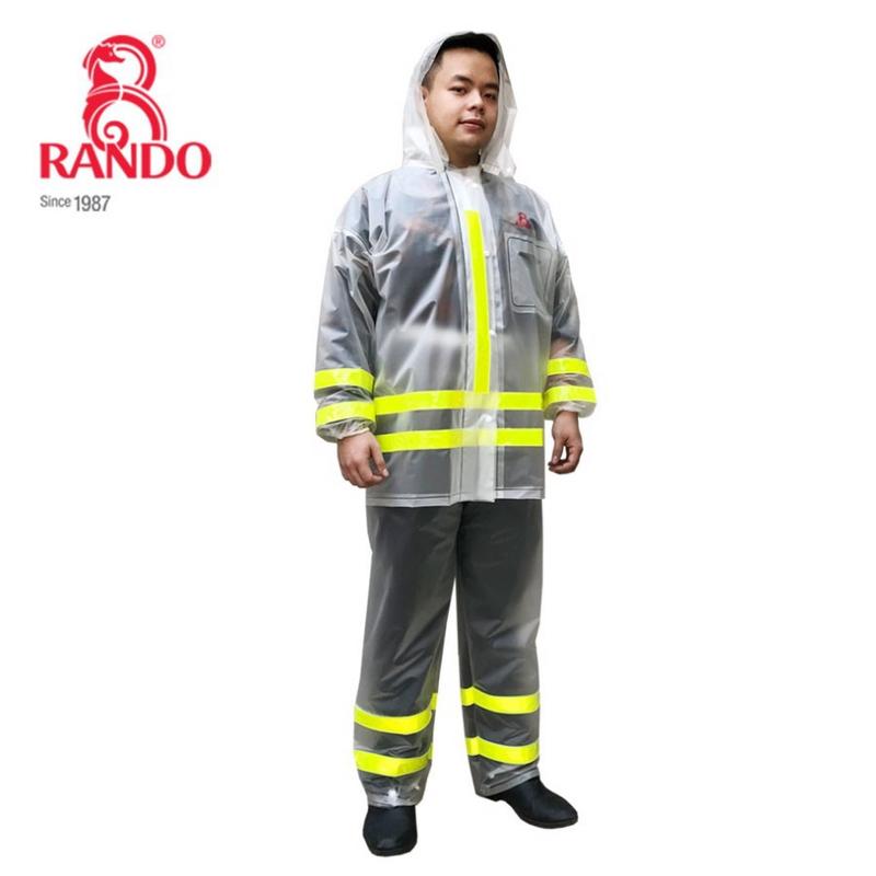 Áo Mưa Bộ Trong Màu Phản Quang, GIÁ SỈ, RANDO Chính Hãng, Nhựa Cao Cấp Không Thấm Nước Dành Cho NamNữ Đi Phượt Đồng 6