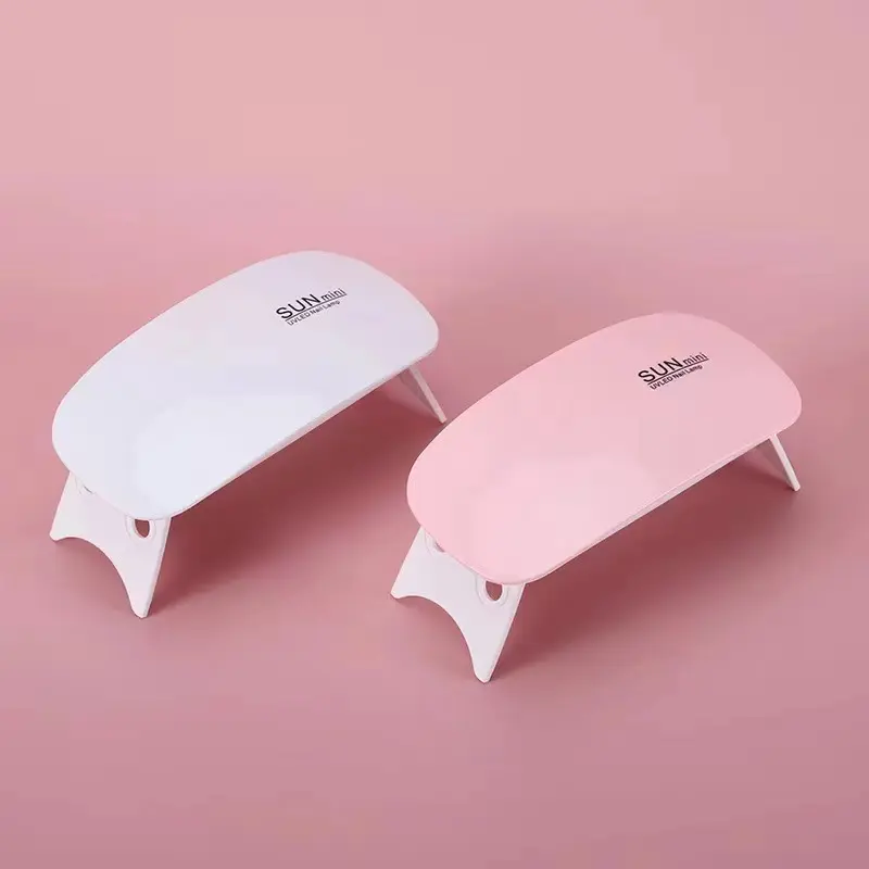 Mini Gel Nail Enamel Dryer Led Sun Uv Portable Folding Oven Greenhouse 6W Bivolt Usb