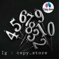 Gambar Lilin Ulang Tahun Angka / Lilin Angka Ulang Tahun Silver dari Cepy store Kota Administrasi Jakarta Barat 2 Tokopedia