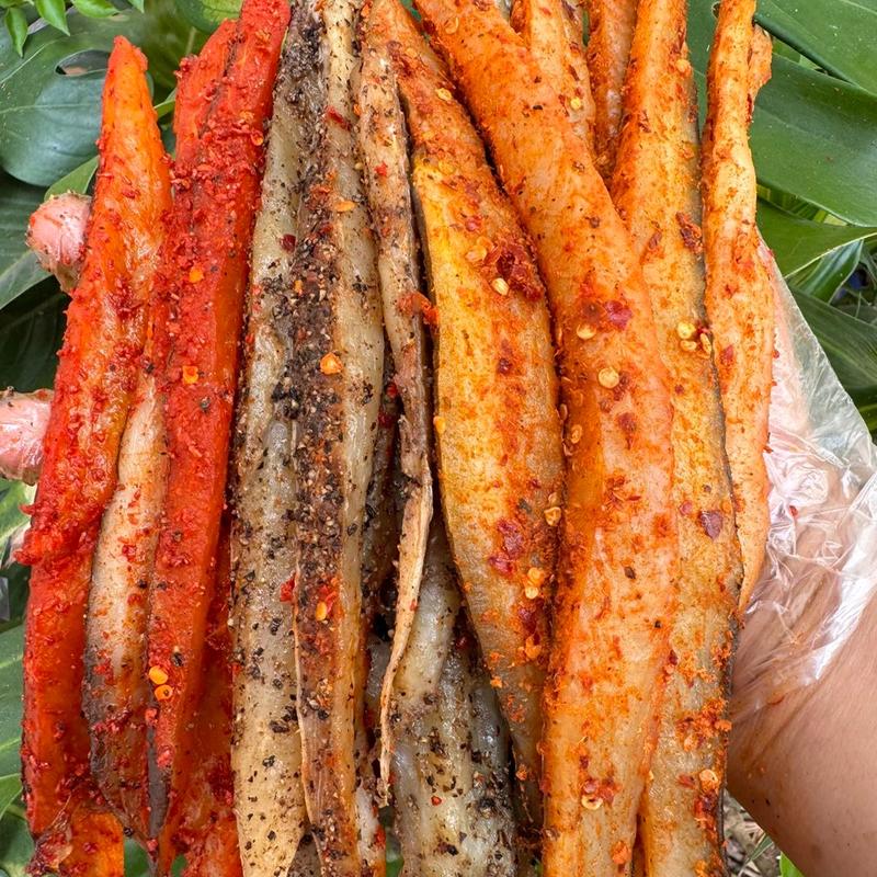 KHÔ THỊT CÁ DỨA THÁI SỢI MIX 3 LOẠI 1 gói 500gram