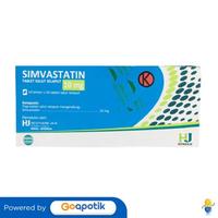Gambar SIMVASTATIN HEXPHARM 10 MG BOX 100 TABLET dari Apotek HAR Farma by GoApotik Kota Bekasi 1 Tokopedia