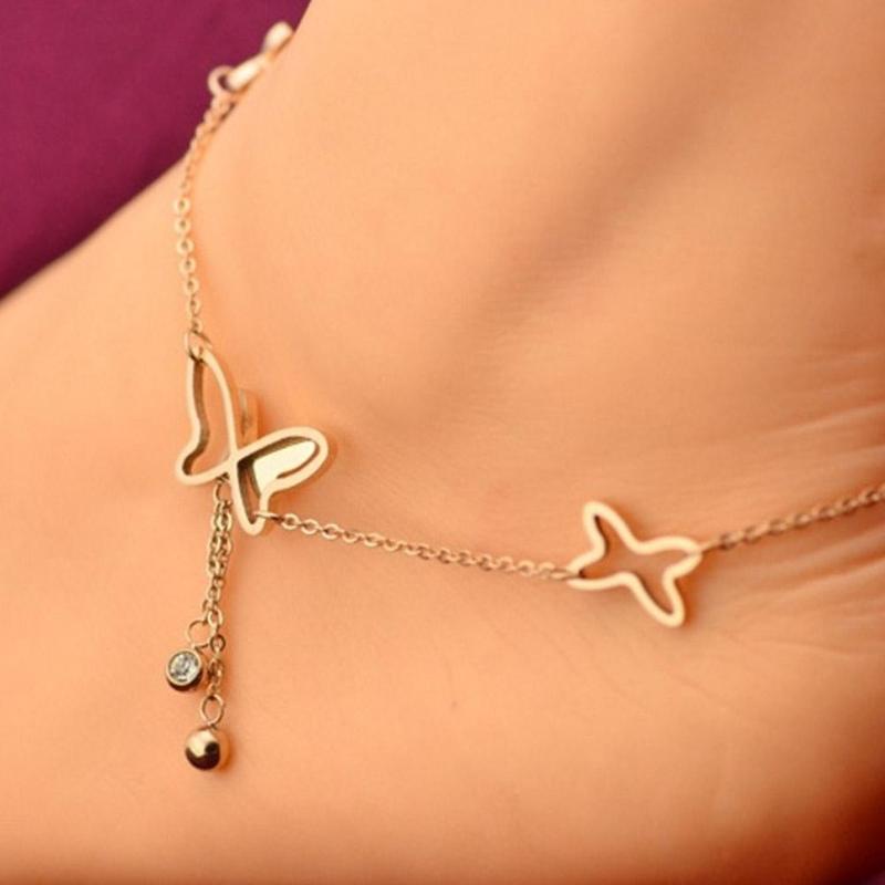 Product Introduction of Lắc Chân Kéo Loại, Phong Cách Hàn Quốc, Thép Không Phai Màu, Thời Trang, Cá Tính, Đơn Giản, Mới 2024, Quà Tặng, D6D6 39