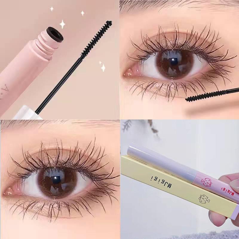  Mascara Lông Mi Không Thấm Nước Lông Mi Dài Màu Đen Nối Mi Cọ Lông Mi Mắt Trang Điểm Mắt Cong 