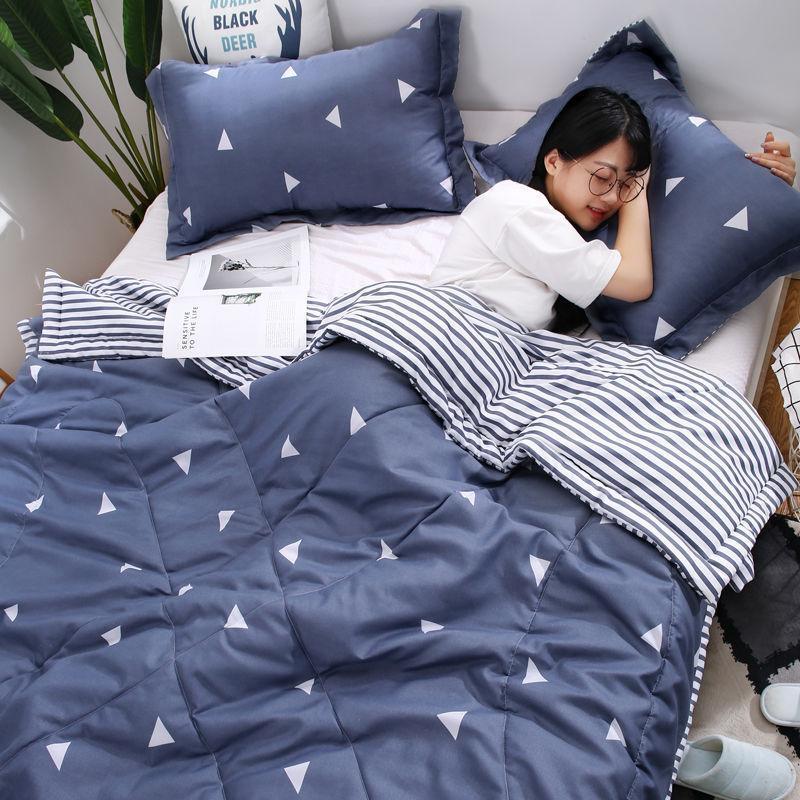 Product Introduction of Factory Direct Supply Summer Blanket Airable Cover Single Double Thin Quilt Gift Quilt Spring and Autumn Duvet Insert Machine Washable Summer Blanket 11