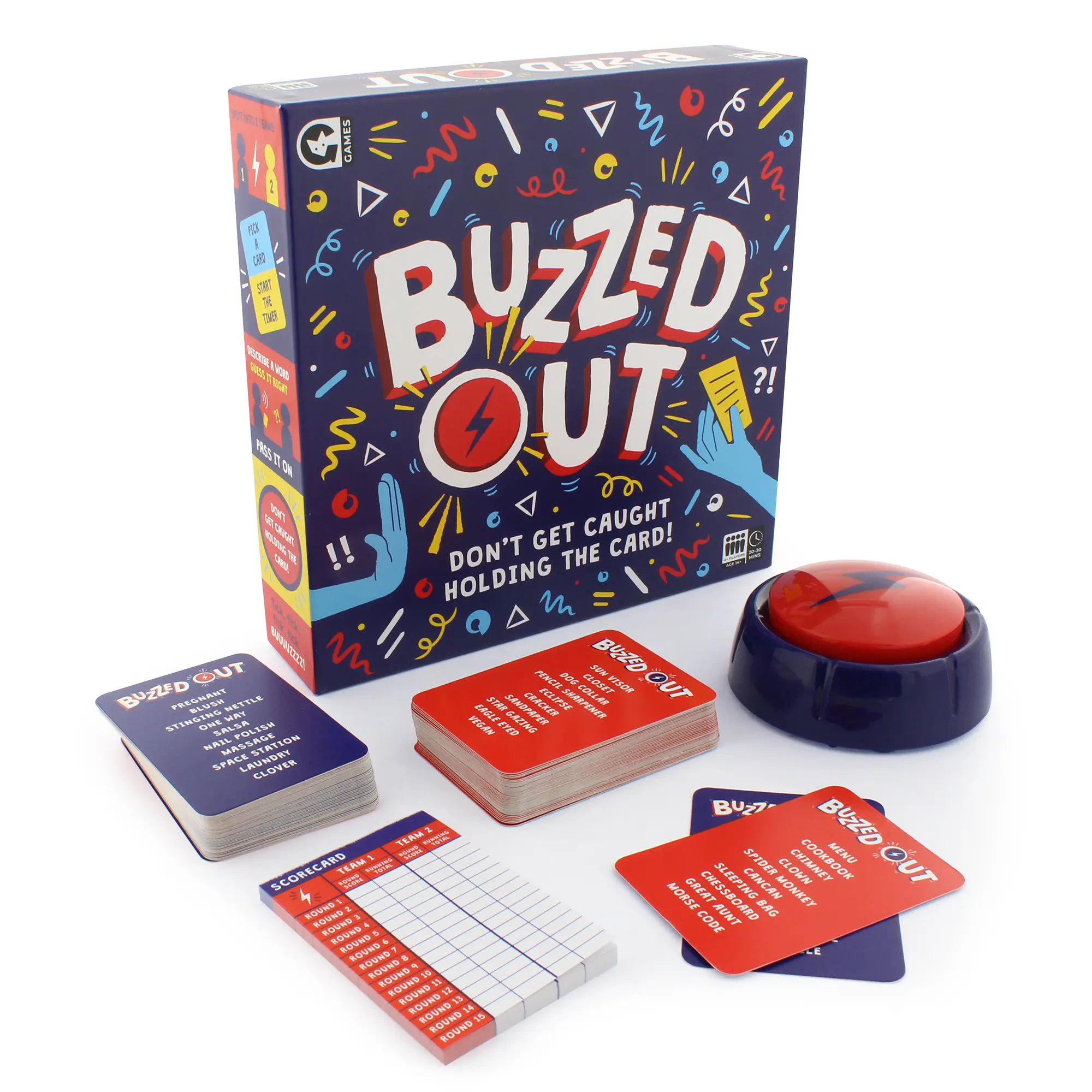 Buzzed Out Quick-Fire Word Describing Game by Ginger Fox Games