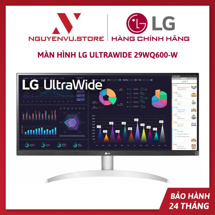 Màn hình Ultrawide LG 29WQ600-W 29 Inch (UltraWide FHD/IPS/100Hz/5ms/sRGB 99%/HDR10/USB Type-C) - Hàng chính hãng