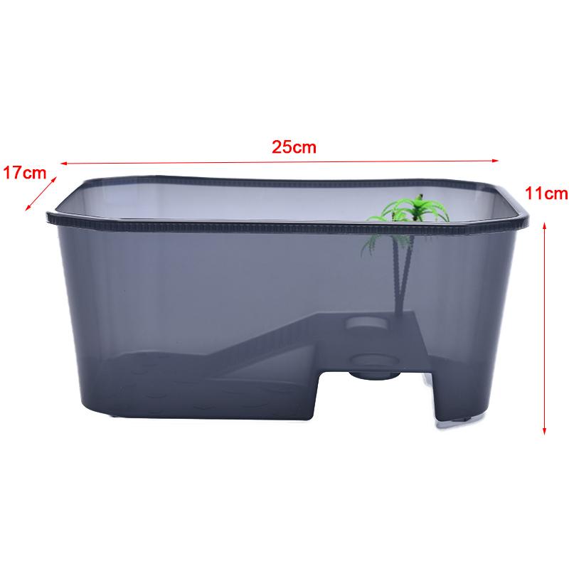 Hộp Cho Bò Sát Vivarium, Hộp Cho Rùa Ăn, Rùa, Bể Bệ Basking 7