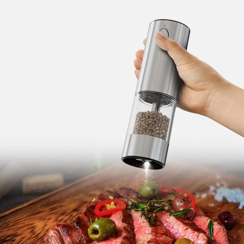 Electric Blender, Rechargeable Electric Salt & Pepper Blender, Household Kitchen Appliances for Daily Use 3