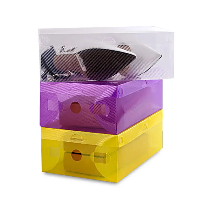 HL0042 Kotak Sepatu Lipat Transparan Serbaguna Shoes Box Organizer Multifungsi 2