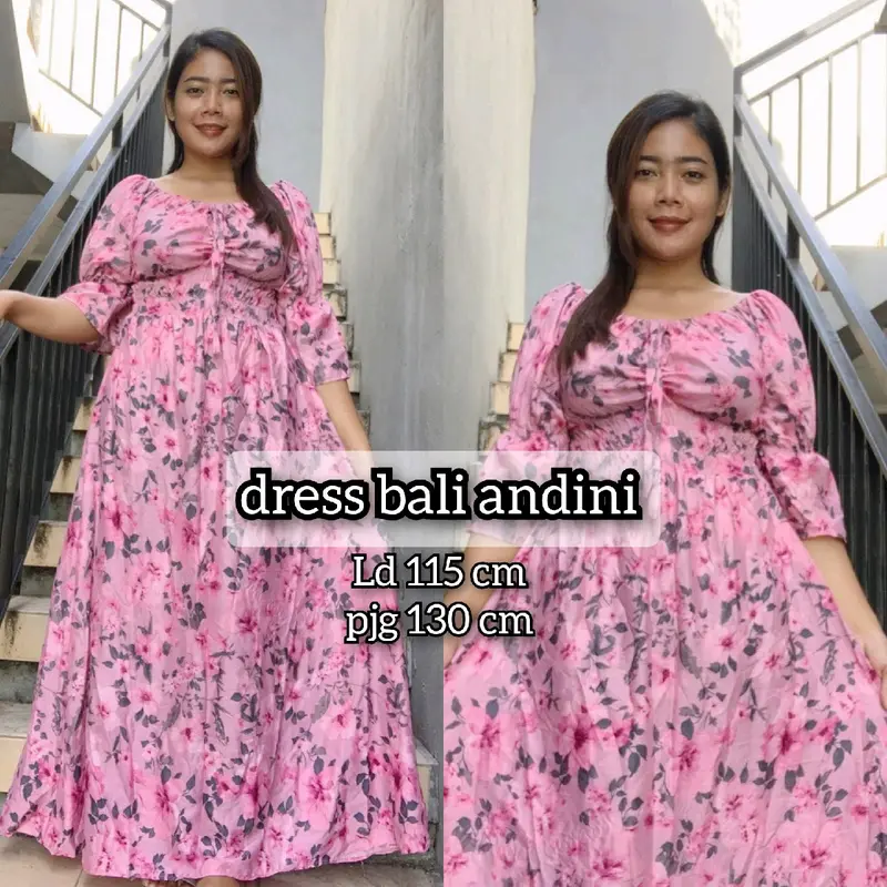 DRESS BALI ANDINI MOTIF Panjang 6