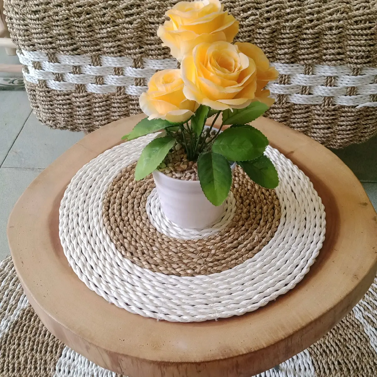 PLACEMAT SEAGRASS/TAPLAK MEJA /ALAS PRODUK (BISA REQUEST WARNA LAIN)