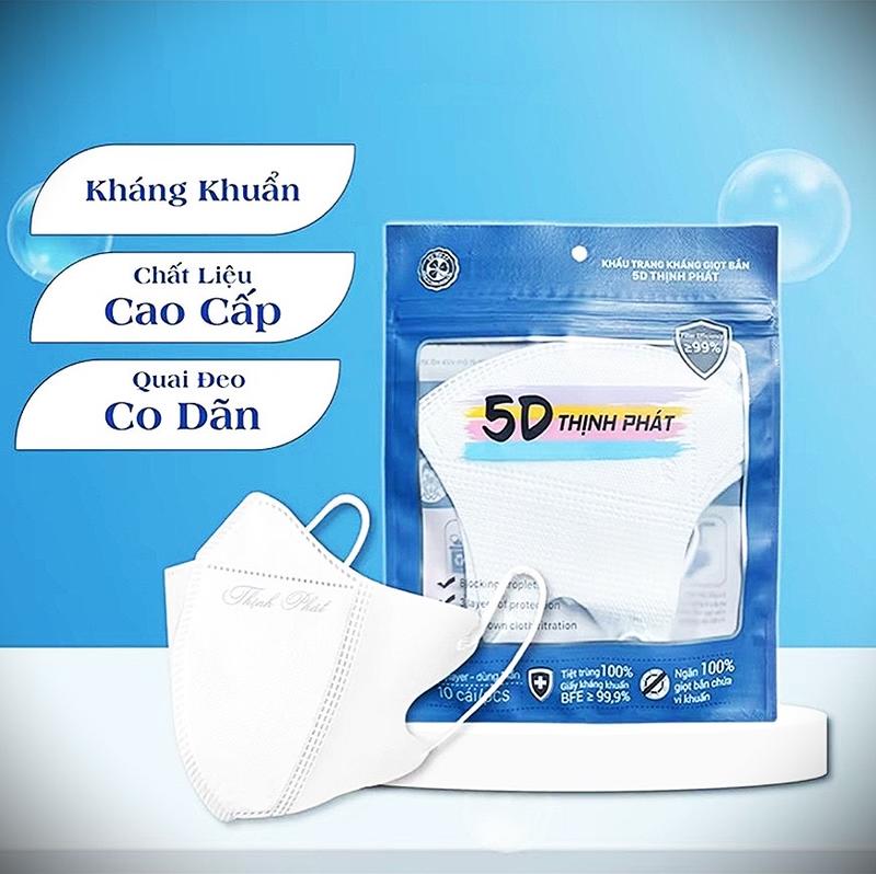 Thùng100 Chiếc Khẩu Trang 5D Mask Thịnh Phát Cao Cấp 6