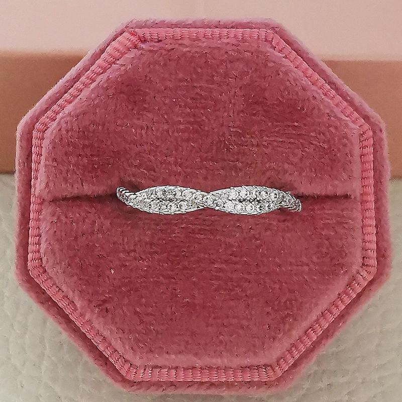 Product Introduction of Cincin Berlian Penuh, Emas Mawar Krismas, Fesyen, untuk Wanita dan Lelaki, Berkilat, Berongga, Personaliti, R5008 Sama, untuk Lelaki dan Wanita 8