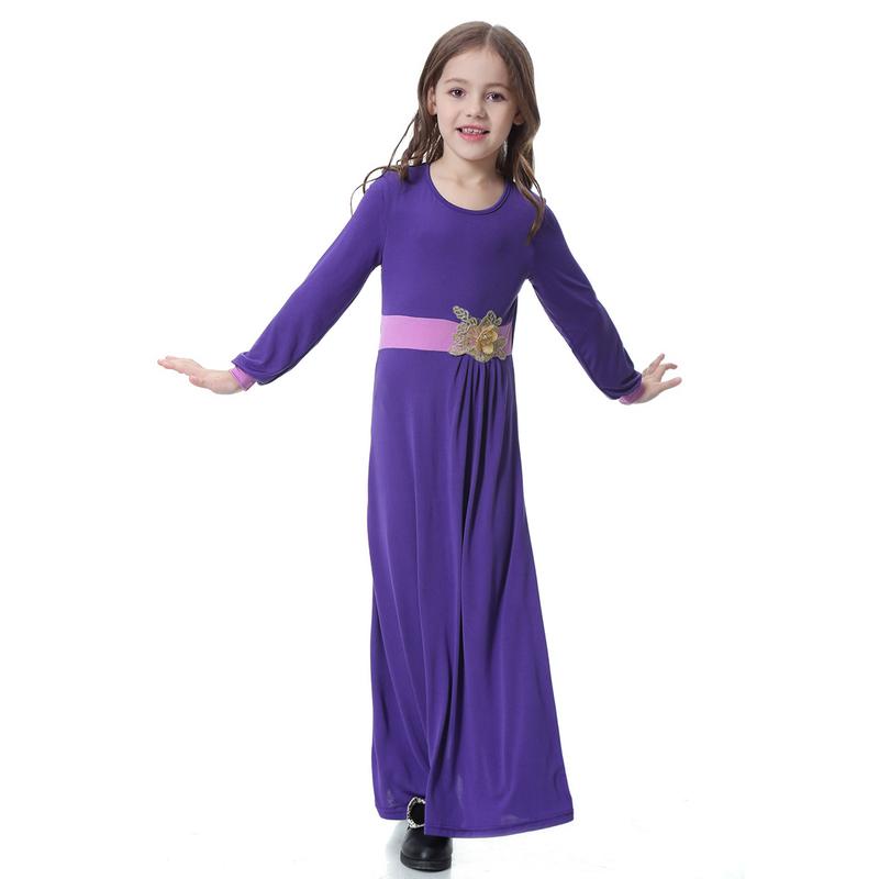 Product Introduction of 4-16 years old Muslim Girl Skirt Set Muslim Girl Long Dress Set Muslim Girl Clothing Girl Batman Skirt Set Children's Clothing South East Asia Girl Long Dress Dress 20