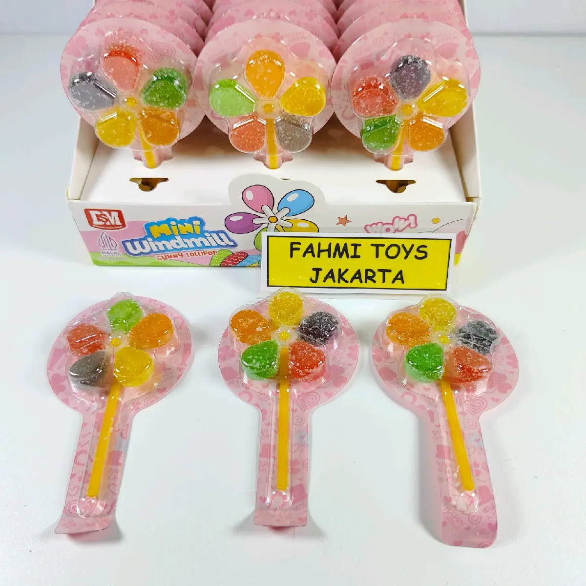 30 pcs gummy kipas permen lunak yummy gummy Organik
