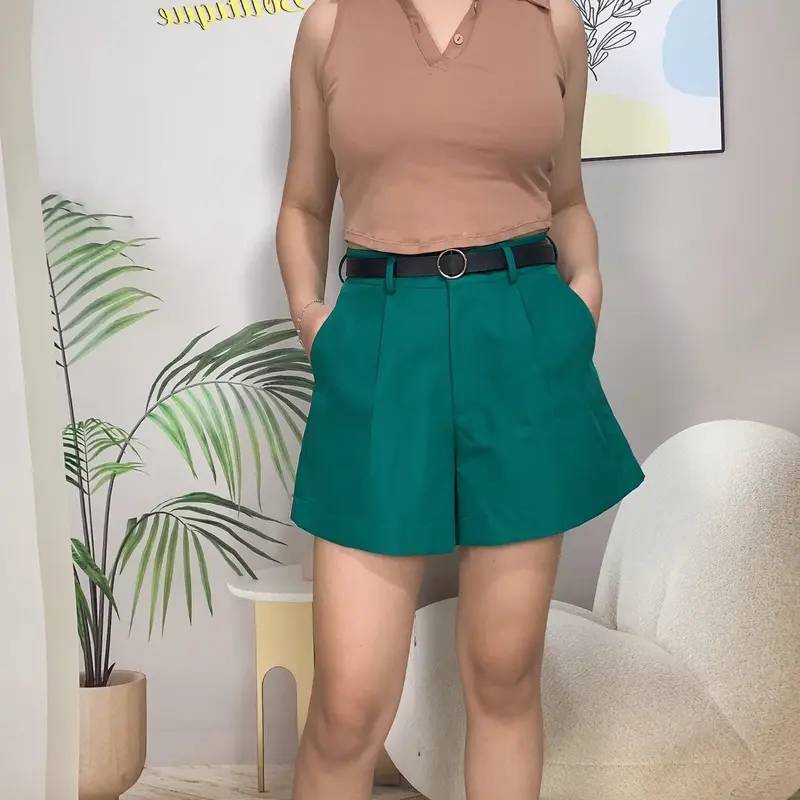 Quần shot nữ thời trang chất vải cotton lạnh 3