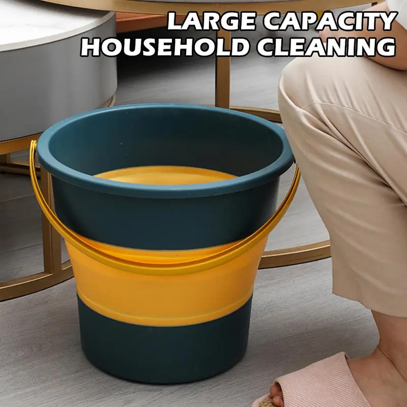 Xô Nước Gấp Gọn, Tiện Lợi Ngoài Trời, Xô Phong Cách Du Lịch, Xô Câu Cá, Xô Gấp Nước, K8U5 4