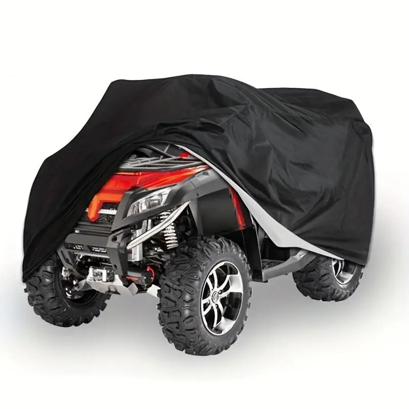 Motorcycle Cover, 1 Count Waterproof Dustproof Motorcycle Cover, Heavy-duty Outdoor ATV Clothing, Anti-UV Defoliation Protective Cover, Motorcycle Clothing for Outdoor