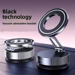 Pemegang Telefon Magnetik, K007, Sangat Kuat, Dinaik Taraf daripada ABS, Reka Bentuk Boleh Putar 360 ° dan Boleh Dilipat, dengan Cawan Sedut Vakum, Sesuai untuk Semua Peranti Phone