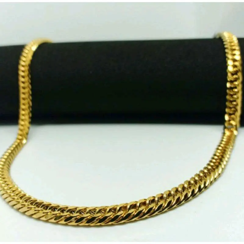 Kalung Titanium Rantai Sisik Naga - Panjang 45-50-60Cm - Jewellery gold emas silver 1