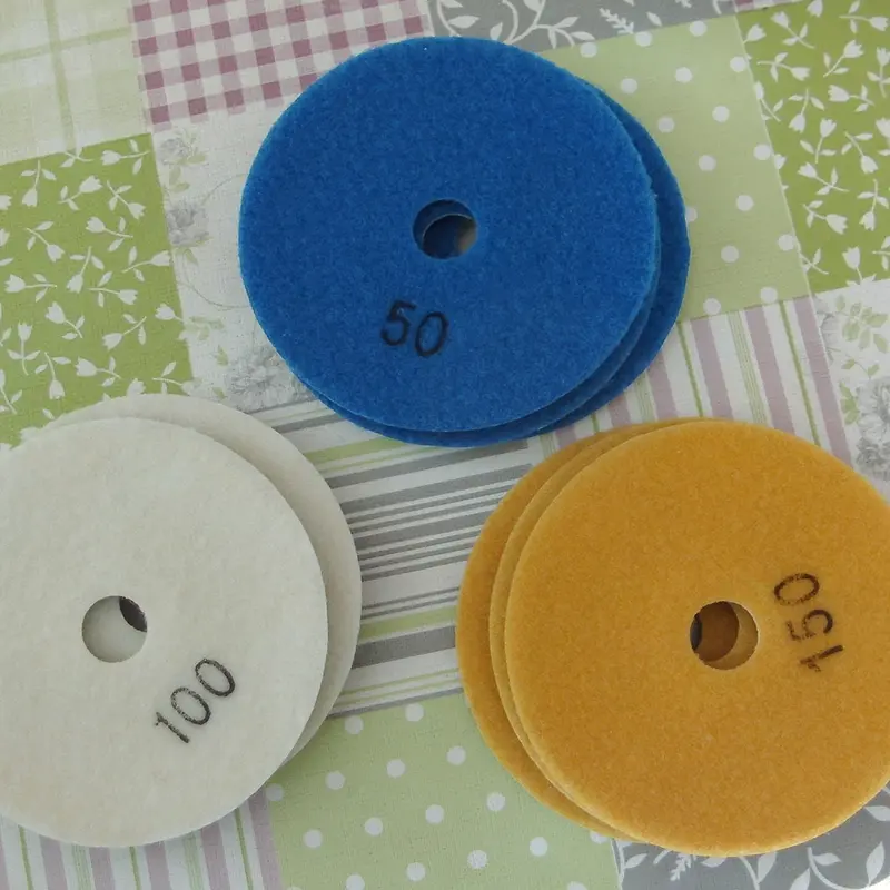 Đĩa Mài Chà Nhám 3 Inch, Miếng Đánh Bóng Ướt Cho Gạch, Đá Cẩm Thạch, Đá Gốm 7