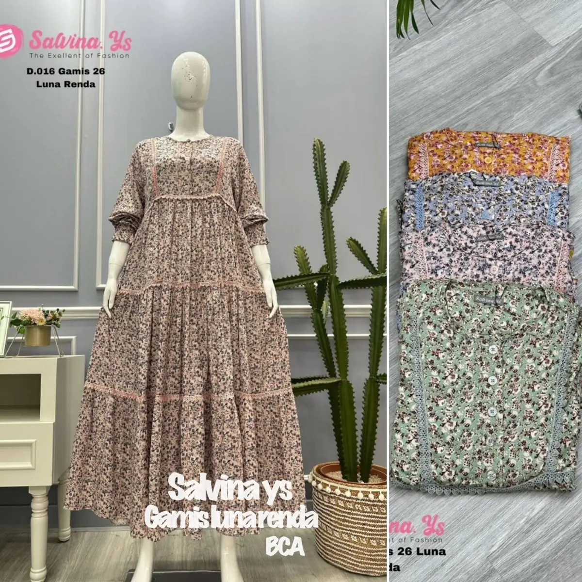 Gamis salvina ys Bunga
