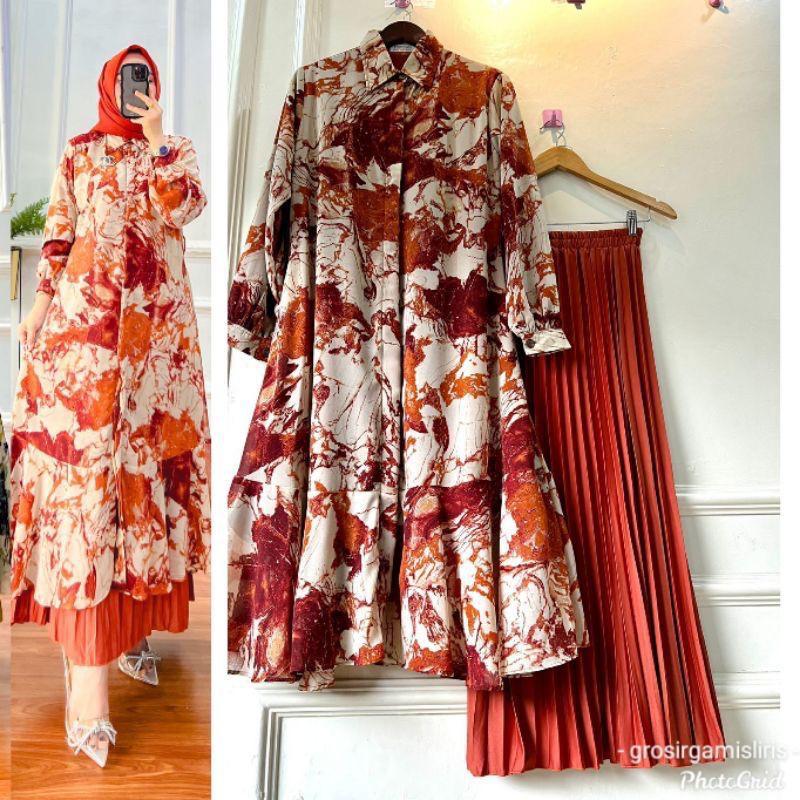 ALISA MARBEL SET SETELAN WANITA 2in1 TERBARU