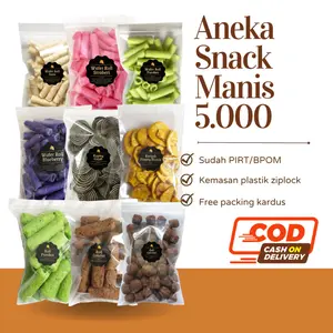 Aneka Snack Serba Manis 5rb 5 Ribu / Cemilan Camilan Jajan Jajanan Wafer Biskuit Grosir Snack Surabaya