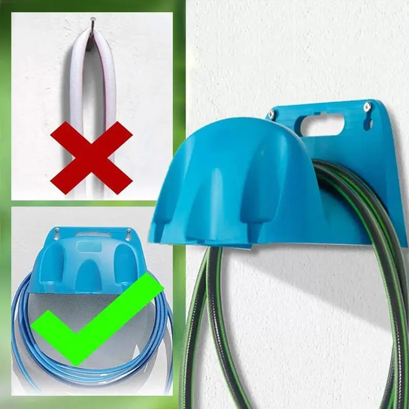 Storage Hose Hanger Garden Yard Watering Hose Reel Hanger Pipe Holder ...