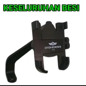 Holder hp spion motor full besi Terbaru premium orginal dijamin kuat anti patah Aluminium Metal garansi 100%