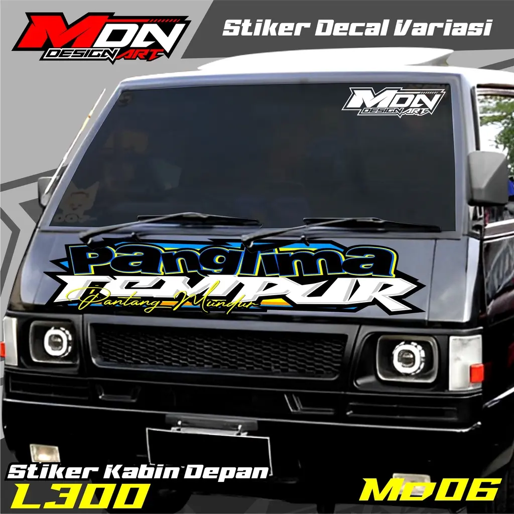 Stiker Kabin Depan Pick Up L300 FUTURA T120SS NEW CARRY Bisa Request Anti Gores - MDn Stiker Kendaraan