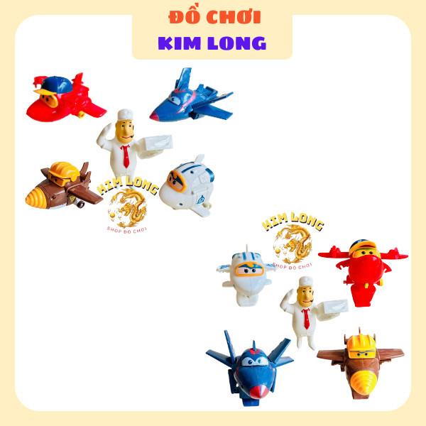 Đồ chơi mô hình Đội bay siêu đẳng Super Win Robot biến hình máy bay 4 NHÂN VẬT QUÀ TẶNG CHO BÉ ẢNH THẬT 6