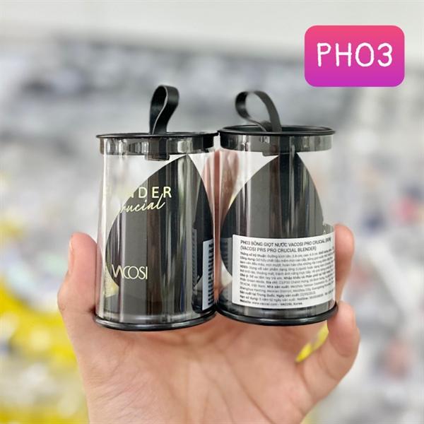 Mút trang điểm Vacosi Chính hãng  Bông phấn ướt makeup mút tán kem nền Cosmetic Nữ Women Mỹ Phẩm 5