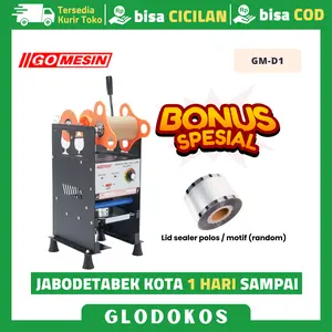 Mesin Cup Sealer Gomesin Gm-D1 Cup sealer manual plastik free Lid