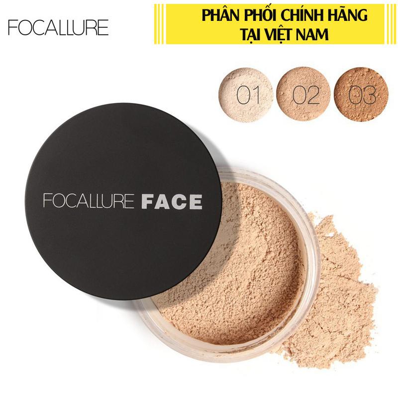  Phấn phủ FOCALLURE trang điểm nền với 3 màu tùy chọn 7g 