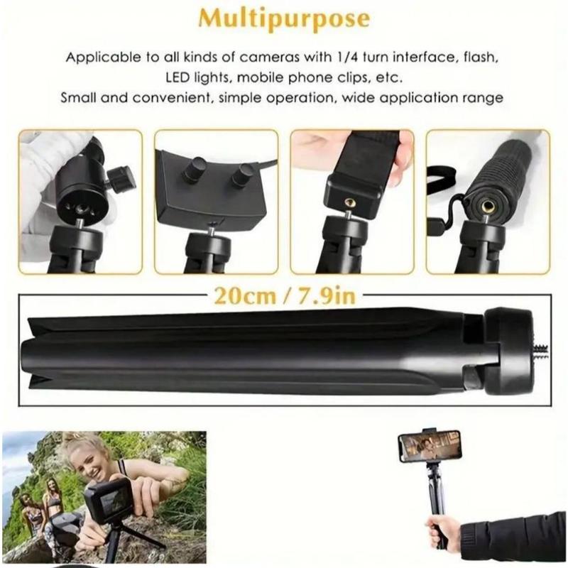 Product Introduction of 10 Inch Selfie Ring Light with Rotatable Tripod Stand & Phone Holder, Selfie Ring Light with Remote Control, Mobile Phone Accessories for Live Streaming, Vlogging 3