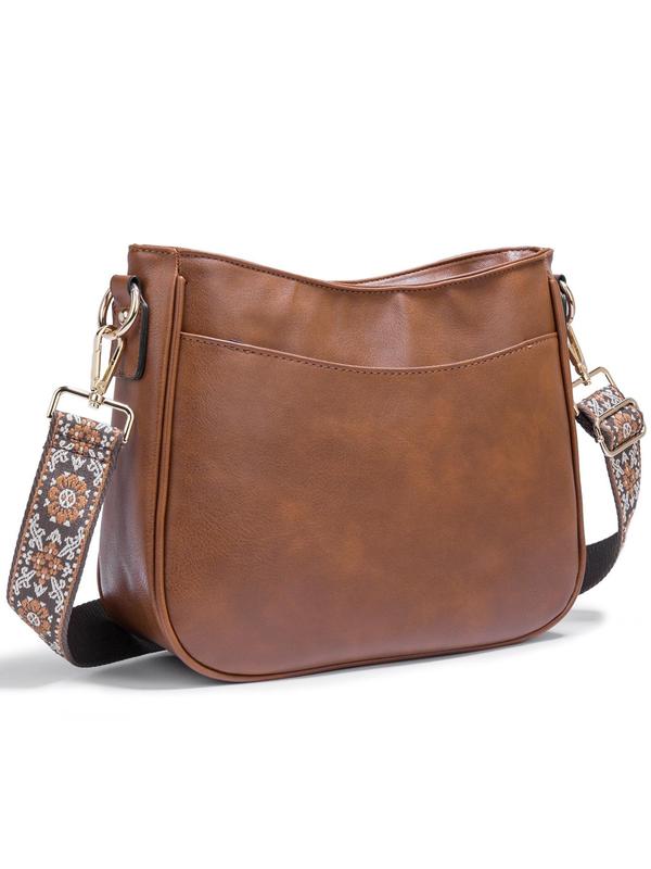 Women's Wallet Sling Shoulder Bag, Fashionable Compact PU Leather Crossbody Bag for Work & Daily Used, Casual Trendy Versatile High-quality Daily Commuting Bag 1