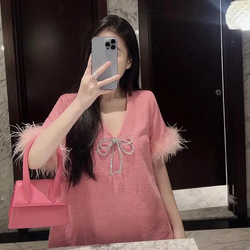 Váy Hồng Tiểu Thư Bae Chic Vải Dạ Tweed Cao Cấp Phong Cách Chiết Eo Dáng_yenmannhi_bigsize_sữa hết gầy - Dress vaydodonnoel  vay mactet Voi Voan Đen yếm  xinh váy  lệch vay  body váy  nữ Women sơ 1