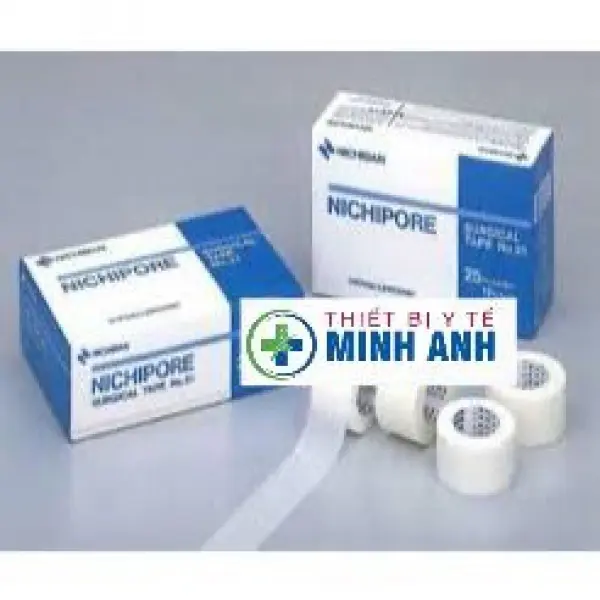 Băng dính giấy chống dị ứng Y Tế NHẬT BẢN NICHIPORE 25mmx6(1 cuộn đóng riêng 1h)