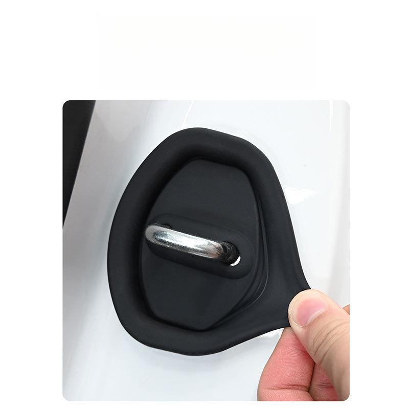 Đề Can Bảo Vệ Khóa Ô Tô, Đệm Chống Va Chạm Giảm Xóc, Đệm Chống Va Chạm Dày, Phụ Kiện Xe Hơi Thông Dụng Bao Gồm Khóa Và Ferrule, Phụ Kiện Chìa Khóa Móc Khoá 5